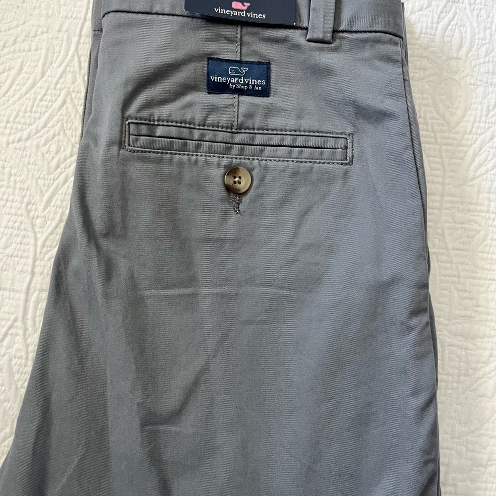 Vineyard Vines Boys Breaker Pant Gray Size 16 NWT